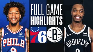 76ERS at NETS  FULL GAME HIGHLIGHTS  March 5 2024 [upl. by Brookner]