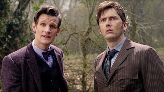 Eleventh Doctor Meets the Tenth Doctor  The Day of the Doctor  Doctor Who [upl. by Anazraf]