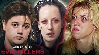 3 Female Killers You May Not Know 🔪  Worlds Most Evil Killers [upl. by Atsiuqal467]