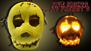 FNaF 3 ★ SPRINGTRAP Bad Ending Mask Lamp ★ Polymer clay Tutorial ✔ Giovy Hobby [upl. by Johnson]