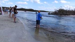 Midnight Pass Sarasota Florida  Reopen After 40 Years by Hurricane Helene and Hurricane Milton [upl. by Pogah]