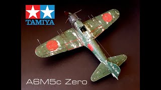 Mitsubishi A6M5c Zero FULL BUILD VIDEO Tamiya 148 Scale Model Aircraft [upl. by Dagny]