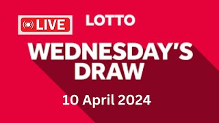 The National Lottery Lotto Draw Live Results from Wednesday 10 April 2024  lotto live [upl. by Ramak]