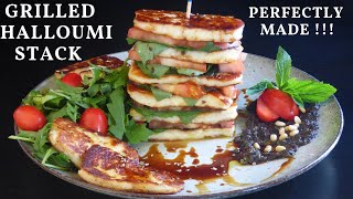 HOW TO MAKE HALLOUMI CHEESE  GRILLED HALLOUMI CHEESE  HALLOUMI CHEESE RECIPE  HALLOUMI CHEESE [upl. by Aleusnoc]