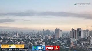 PHILIPPINES Live Camera June 29 2024 SAT Sunrise Weather CAM Manila 1200AM  Lofi [upl. by Margarida]