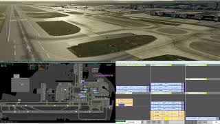 EGKKGND  Gatwick Ground  Vatsim UK ATC  2304  Towerview Part 5 [upl. by Rafaello735]