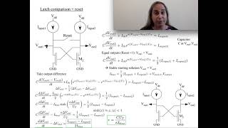 Mathematical Modeling for a Latched Comparator Stage [upl. by Ardnasyl614]