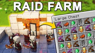 The EASIEST Raid Farm in Minecraft 120 Tutorial [upl. by Ragouzis]