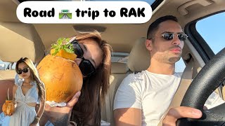 WEEKEND IN RAS Al khaimah 🌴road trip 🚙 Dubai [upl. by Aralomo]