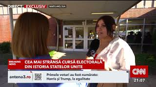 Antena 3 CNN maraton live din punctele critice ale alegerilor din SUA [upl. by Enutrof]