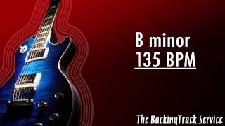 Jazz Rock Backing Track in B minor 135 BPM [upl. by Kcirdahc]