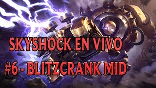 Skyshock EN VIVO Blitzcrank MID mi primer cosplay [upl. by Mady352]