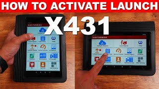 Launch X431 SETUP and ACTIVATION Process X431 Scan Tool [upl. by Viafore517]