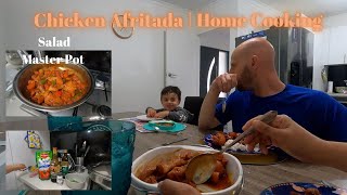 Chicken Afritada I Home Cooking I Salad Master Pot I Bormann Family Vlog [upl. by Yalonda203]