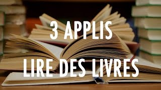 Le TOP 3  Les applications pour lire des livres [upl. by Nol]