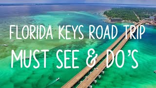 FLORIDA KEYS ROAD TRIP  Must See amp Do [upl. by Ellenig248]