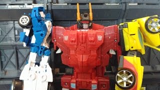 Combiner Wars ScattershotBetatron Transformers Review [upl. by Vookles]