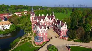 OBERLAUSITZ  Faszinierende Perspektiven  Schloss Fürst Pückler Park Bad Muskau [upl. by Akimahc19]