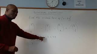 MATHS BINOMIAL EXPANSION VIDEO 3 [upl. by Ashia522]