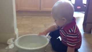 Michael amp the Dog Water this video was featured in a Lysol commercial [upl. by Netsrik]