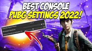 BEST Console PUBG Settings 2022  GaGOD [upl. by Hemetaf]