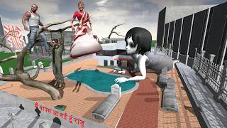 Franklin and Kamla Kill Giant Baby Ghost Carryminati  Funny Gameplay Indian Bikes Driving 3d 🤣🤣 [upl. by Sato331]