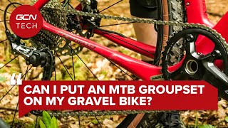 Can You Use A Mountain Bike Groupset On A Gravel Bike  GCN Tech Clinic [upl. by Enrichetta]