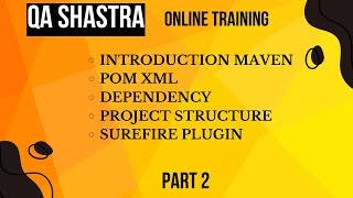 Playwright Java  Maven  POM XMLDependency  Surefire [upl. by Mcafee761]