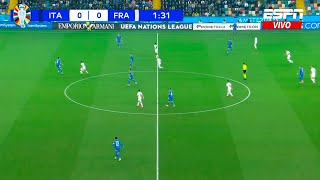 Italy vs France 13  UEFA Nations League 2024  Full Match LIVE Now [upl. by Anerrol712]