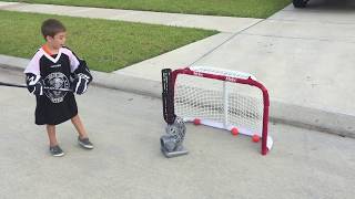 Franklin Sports NHL One Timer Hockey Passer Review [upl. by Arimat911]