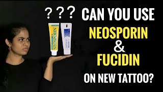 Can You Use Neosporin amp fucidin on new tattoo In Tamil  Ep  175  Tattoo protector cream [upl. by Aramoiz726]