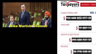 🔴Canadas Debt Explained by Finance Minister🔴 [upl. by Booma]