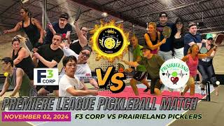 Mens Singles F3 Corp vs Prairieland [upl. by Yenwat]