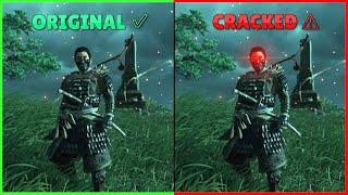 Ghost Of Tsushima  Cracked vs Original performance comparison RTX 4070 [upl. by Nilyad]