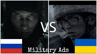 Premiere Russia vs Ukraine  Military Social Ads Comparison with English translation [upl. by Suoicerpal]