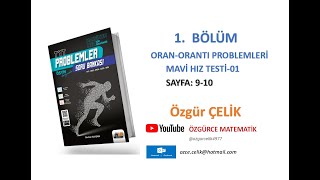 Hız ve Renk Problemler2024 OranOrantı Mavi Hız Test 1Sayfa910 [upl. by Arehc]