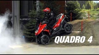 TEST QUADRO 4 EICMA Off Road TEST amp Review [upl. by Treborsemaj]