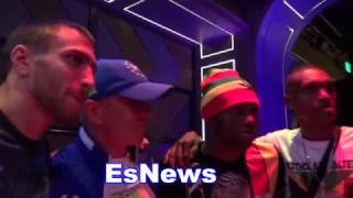 exclusive what walters asked lomachenko after the weigh in  EsNews Boxing [upl. by Nospmoht]