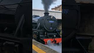 LMS 5MT No 44871 Departs Scarborough 1Z68 Scarborough Spa Express [upl. by Ahsetal619]