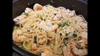 Shrimp Scampi amp Pasta [upl. by Nyasuh]