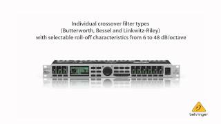 BEHRINGER ULTRADRIVE PRO DCX2496 Precision Digital 24Bit96 kHz Loudspeaker Management System [upl. by Major232]