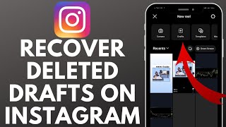 How to Recover Deleted Drafts on Instagram 2023  Restore Deleted Drafts on Instagram [upl. by Niattirb180]