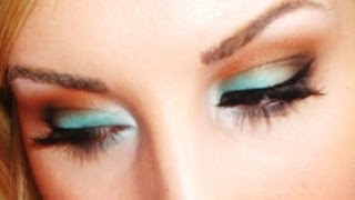 Teal amp Coral Summer Makeup Paris amp Dior [upl. by Christine]