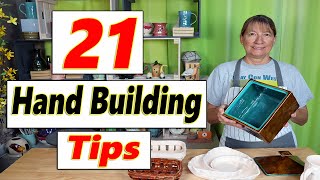 21 Tips for HandBuilding Pottery [upl. by Lletnwahs]