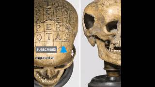 A 16th century German oath skull  words SATOR AREPO TENET OPERA ROTAS [upl. by Nelie692]