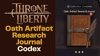 Oath Artifact Research Journal Codex Throne and Liberty Near Watchers Post [upl. by Areic]