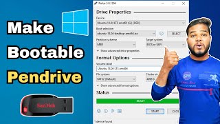 How to Make Bootable Pendrive  How to Make Bootable USB Windows 10 [upl. by Meilen]