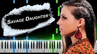 Ekaterina Shelehova  Savage Daughter Piano Tutorial [upl. by Madel]