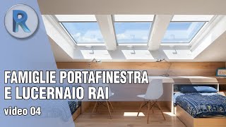 REVIT RAI  famiglie di PORTAFINESTRA e LUCERNAIO con verifica automatica RAI nellABACO [upl. by Chesna]