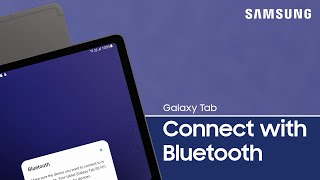 Connect a Bluetooth device to a phone or tablet through Quick settings  Samsung US [upl. by Nagek]